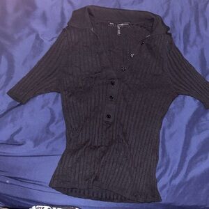 Black quarter length sleeves whbm